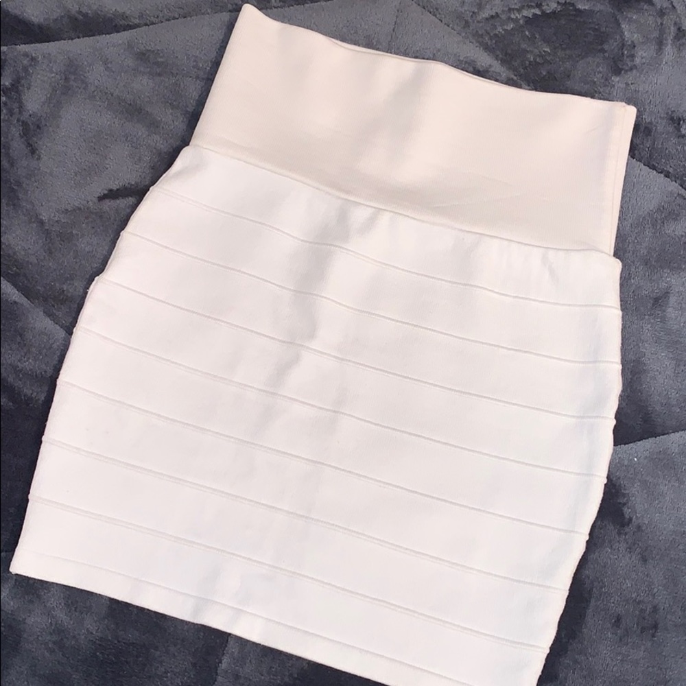 White skirt